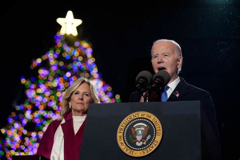 Biden gets a chance to bring holiday spirit to Washington by lighting the National Christmas Tree